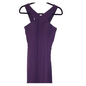 Bill Minkoff Bridesmaid Dress, Size 4, Plum